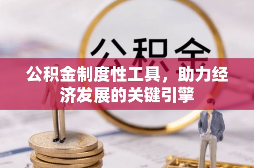 漳县公积金制度性工具，助力经济发展的关键引擎