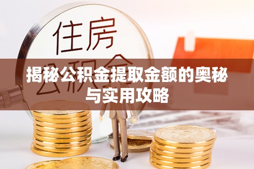 漳县揭秘公积金提取金额的奥秘与实用攻略