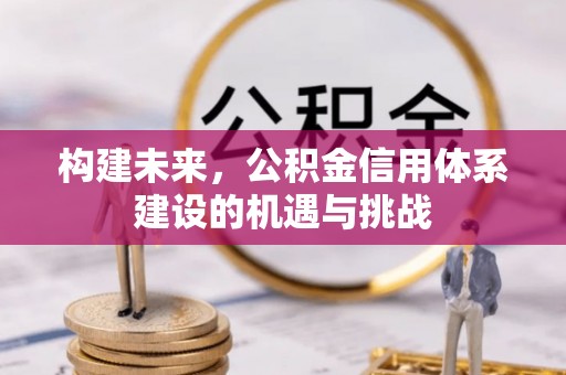 漳县构建未来，公积金信用体系建设的机遇与挑战